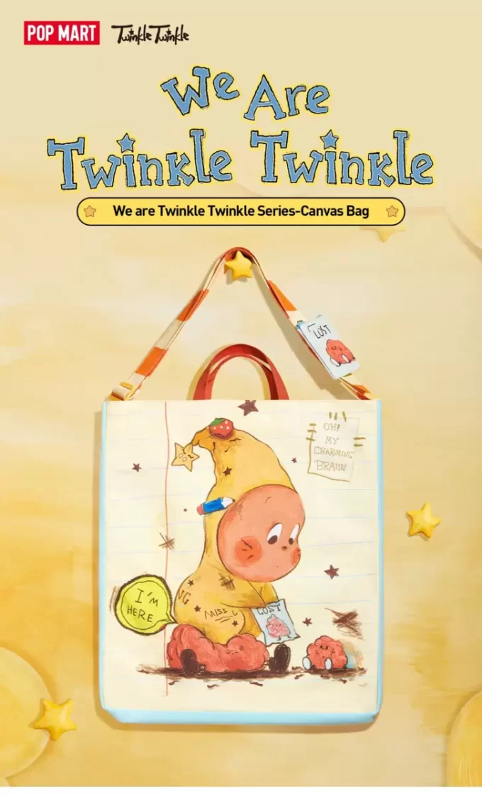 Wir sind Twinkle Twinkle Serie-Canvas Tasche