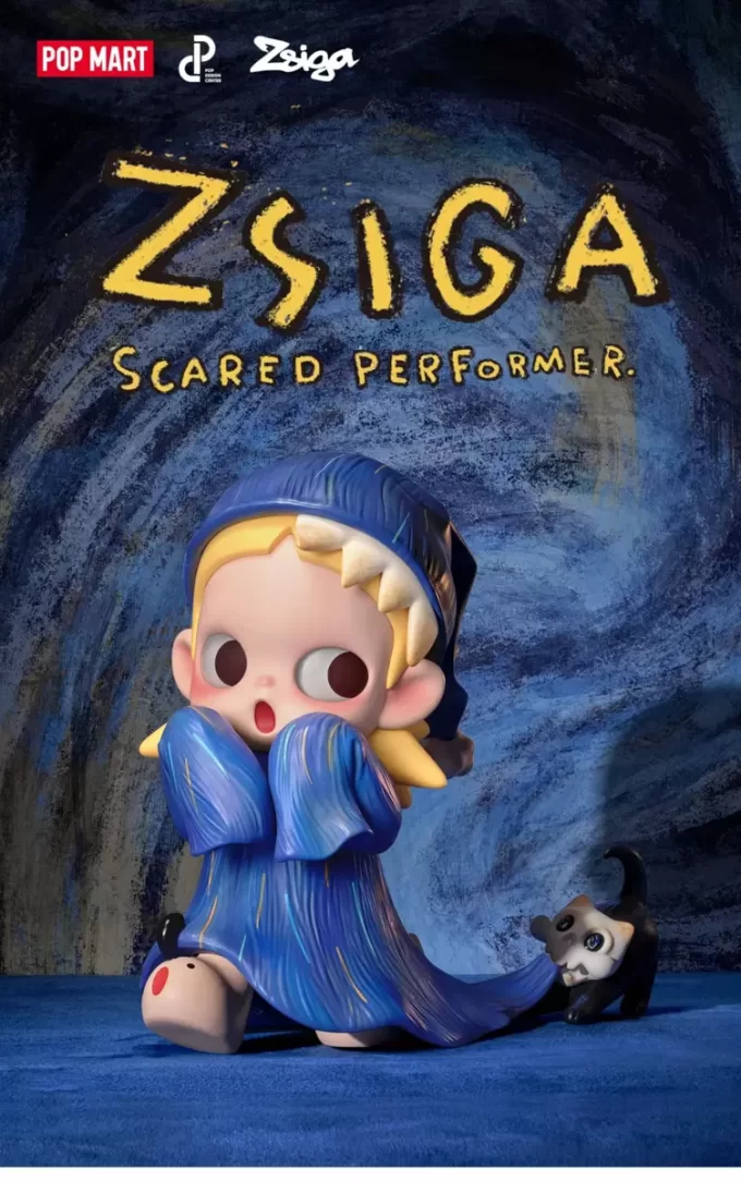 Zsiga Scared Performer Figur